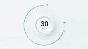 Temporizador de 30 minutos con cinco niveles de potencia