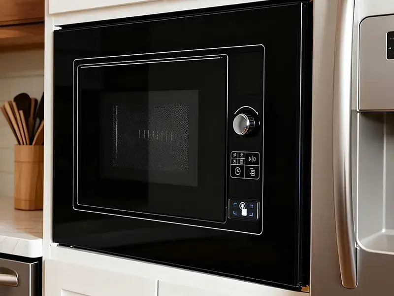 Horno microondas empotrable de 20 L con control digital