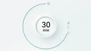 Temporizador de 30 minutos y cinco niveles de potencia
