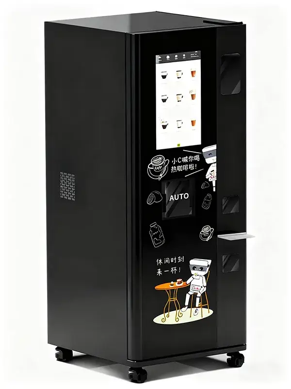 Máquina expendedora de café con molinillo integrado (bean-to-cup)